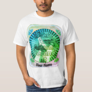Camiseta Personalizada Alienígenas por Trás