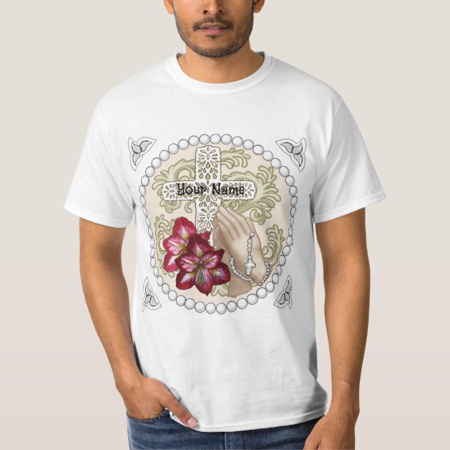 Camiseta personalizada Amaryllis Rosary (Frente)