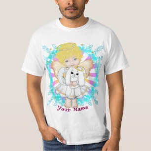 Camiseta personalizada Angel e Bunny
