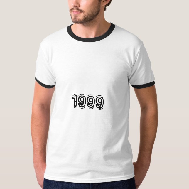 Camiseta Personalizada Ano 1999 Frente - Verso Sím (Frente)