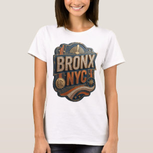 Camiseta Personalizada Artística Gold BRONX NYC