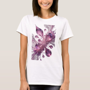 Camiseta Personalizada Artística Roxa GOTA DE ÁGUA