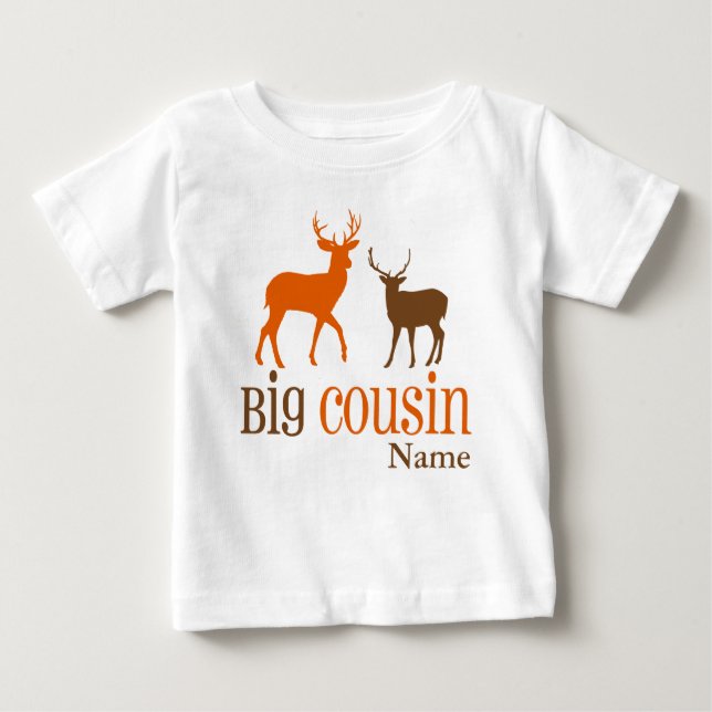 Camiseta Personalizada Big Cousin Deer (Frente)