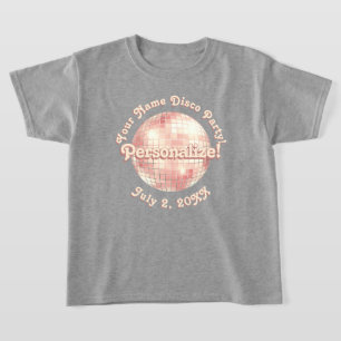 Camiseta Personalizada Bola de Discoteca Retro Ros