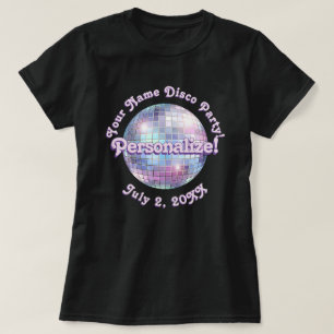 Camiseta Personalizada Bola de Discoteca Retro Rox