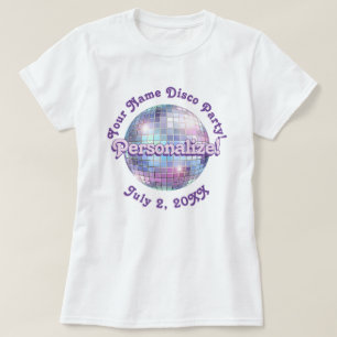 Camiseta Personalizada Bola de Discoteca Retro Rox