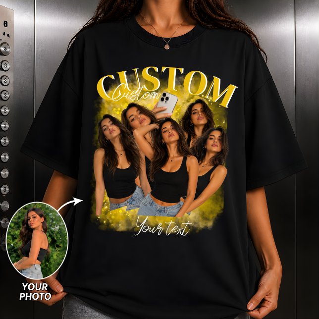 Camiseta personalizada bootleg anos 90 Girlfriend  (Criador carregado)