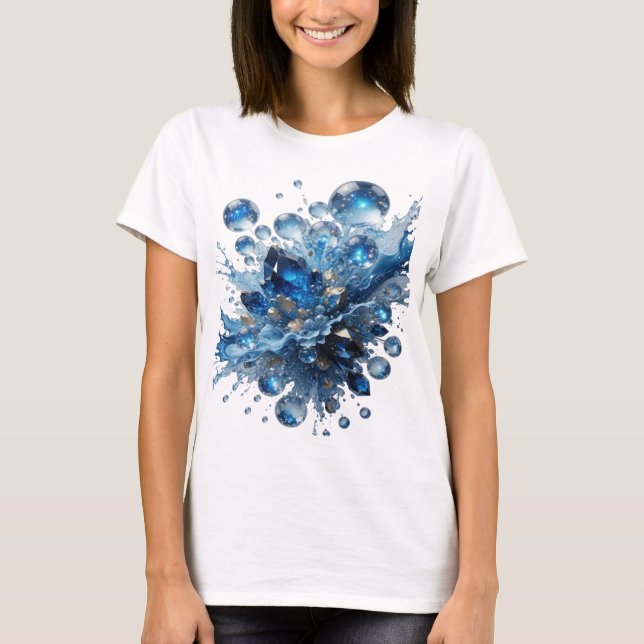 Camiseta Personalizada Chic Silver ELEMENTO ÁGUA (Frente)