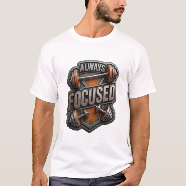 Camiseta Personalizada Classic Silver SEMPRE FOCAD (Frente)