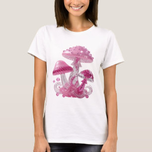 Camiseta Personalizada Cogumelos PRATEADOS COM BRI