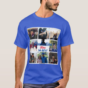 Camiseta Personalizada Colagem de Fotos de Graduaç