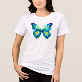 Camiseta Personalizada Colorida de Borboleta para