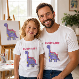 Camiseta Personalizada com a Arte do Seu Filho