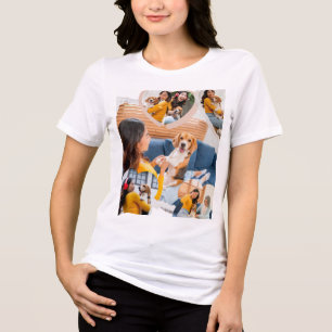 Camiseta Personalizada com Colagem de Fotos de Cac