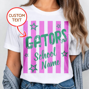 Camiseta personalizada com espírito escolar, Camis