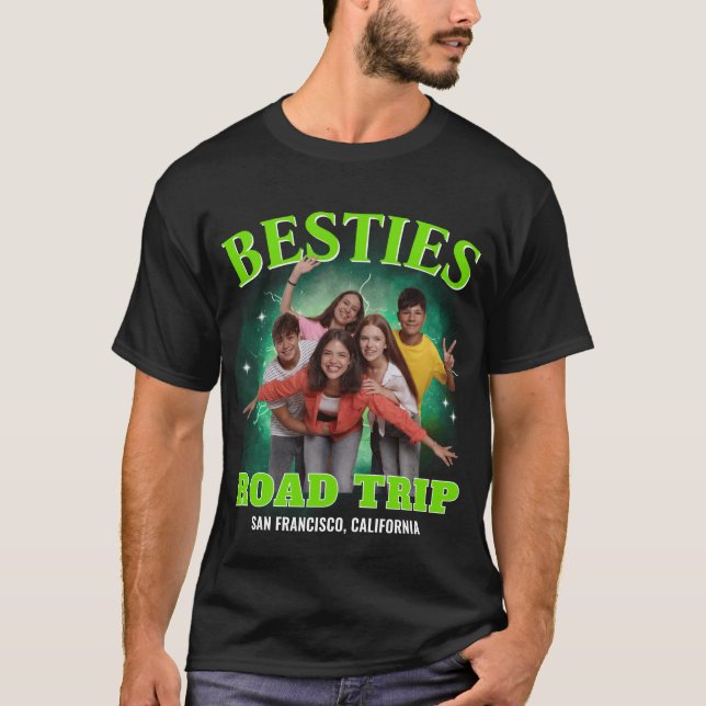 Camiseta Personalizada com Foto da Viagem das Melh (Frente)