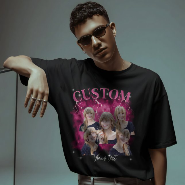 Camiseta personalizada com foto de camiseta de rap (Criador carregado)