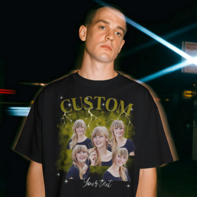 Camiseta personalizada com foto de camiseta de rap (Criador carregado)