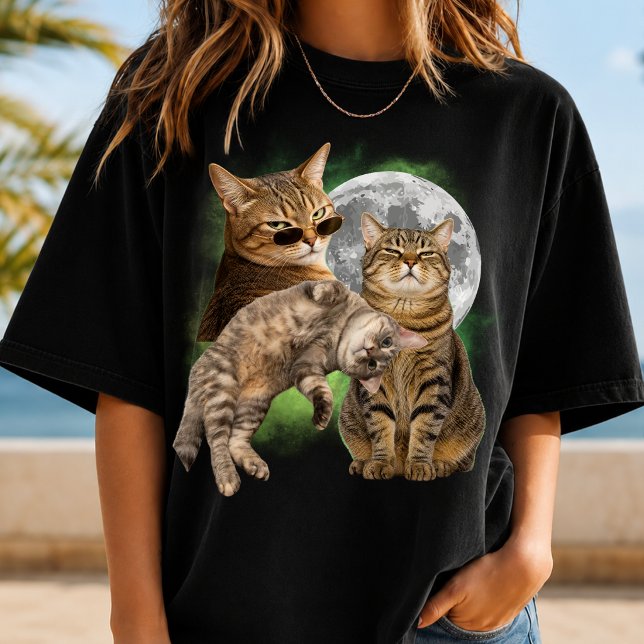 Camiseta Personalizada com Foto de Gato Bootleg de (Criador carregado)