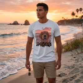 Camiseta Personalizada com Foto do Cachorro – Nome