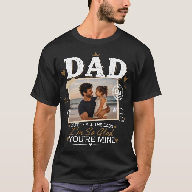 Camiseta Personalizada com Foto do Papai (Frente)