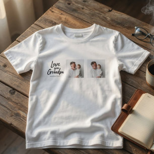 Camiseta Personalizada com Foto do Vovô Presente