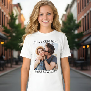 Camiseta Personalizada com Foto e Texto