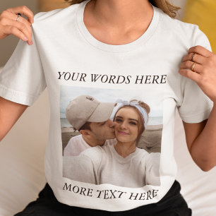 Camiseta Personalizada com Foto e Texto