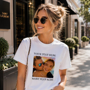Camiseta Personalizada com Foto e Texto