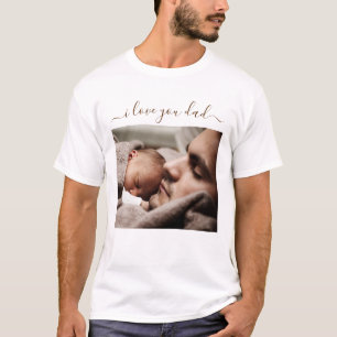 Camiseta Personalizada com Foto e Texto Eu Amo Voc