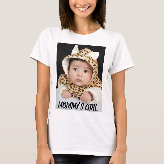 CAMISETA PERSONALIZADA COM FOTO PARA MÃE (Frente)