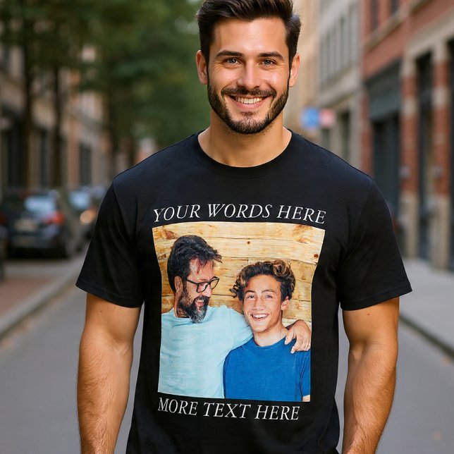 Camiseta Personalizada com Imagem e Texto, Crie a  (Criador carregado)