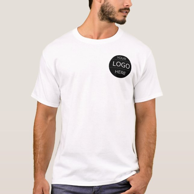 Camiseta personalizada com logotipo da empresa Óti (Frente)