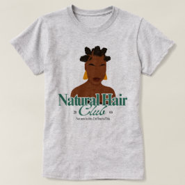 Camiseta Personalizada com Nó Bantu Preto e Bonito