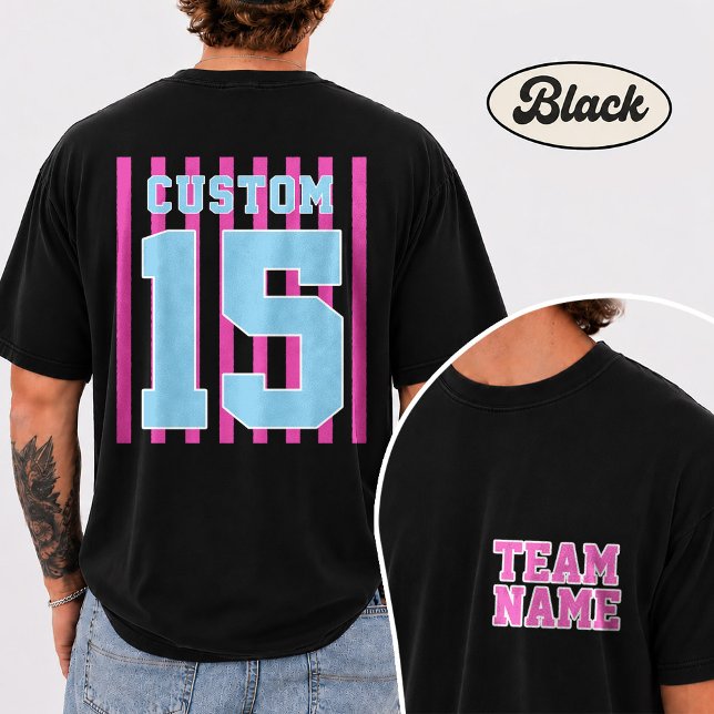 Camiseta Personalizada com Nome da Equipe e Número (Criador carregado)