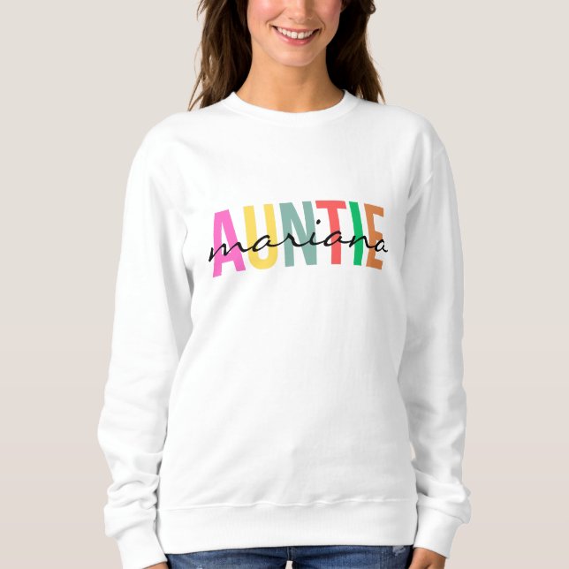 Camiseta Personalizada com Nome da Tia (Frente)
