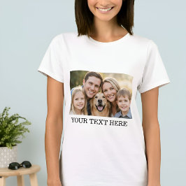 Camiseta Personalizada com Nome e Foto