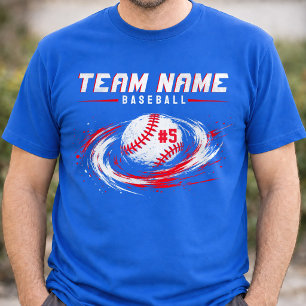 Camiseta Personalizada com Nome e Número do Time d