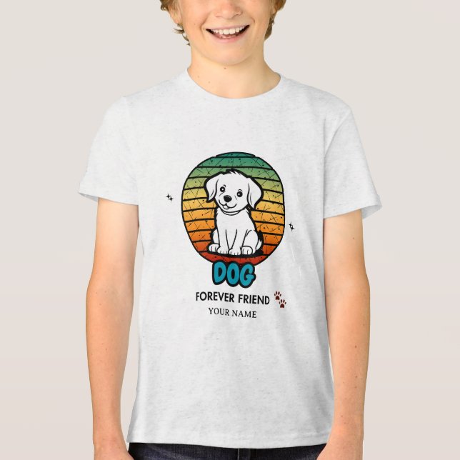 Camiseta Personalizada com Nome e Texto Editáveis  (Frente)