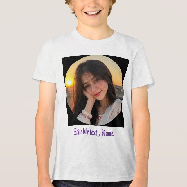 Camiseta Personalizada com Nome e Texto em Foto Cu (Frente)
