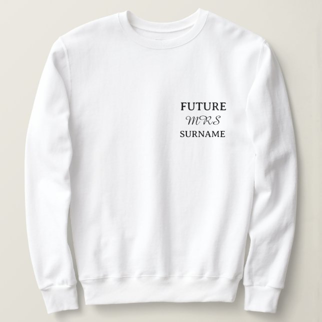 Camiseta Personalizada com Nome Futuro Sra (Frente do Design)
