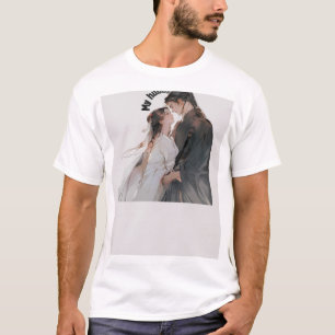 Camiseta Personalizada com Retrato de Casal Pers