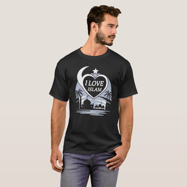 Camiseta personalizada criativa e camiseta islâmic (Frente Completa)