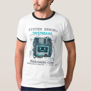 Camiseta Personalizada Cyberpunk Tech Error Tee