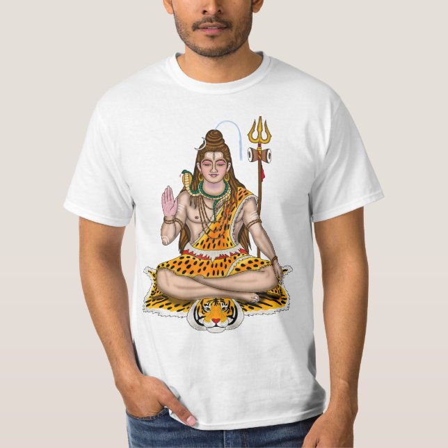 Camiseta personalizada da divindade espiritual hin (Frente)