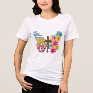 Camiseta Personalizada da Fé Cristã 