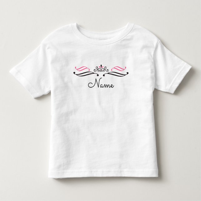 camiseta personalizada da princesa bonito para cri (Frente)