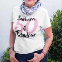 Camiseta Personalizada de Aniversário de 50 anos e