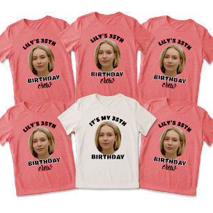 Camiseta Personalizada de Aniversário para a Equip