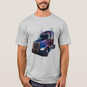 Camiseta Personalizada de Caminhão Semi-Reboque pa